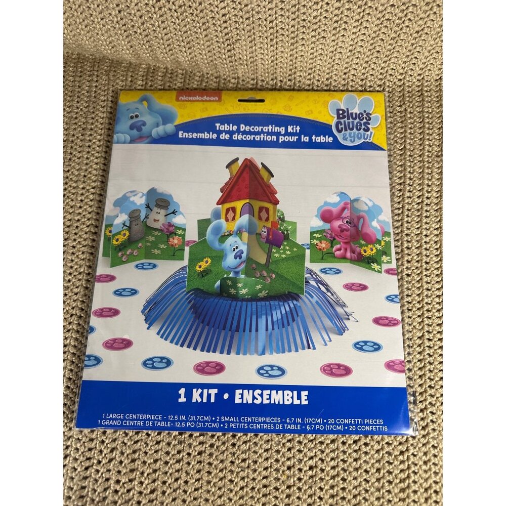 Nickelodeon Blues Clues & You Party Table Decorating Kit Centerpieces Confetti